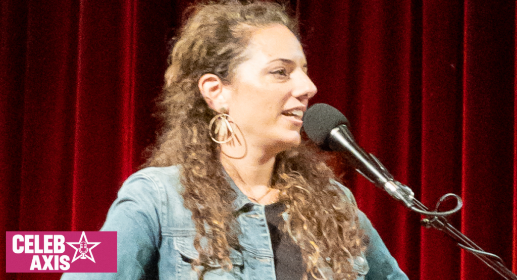 Sona Movsesian co-hosting the Conan O'Brien Needs a Friend podcast